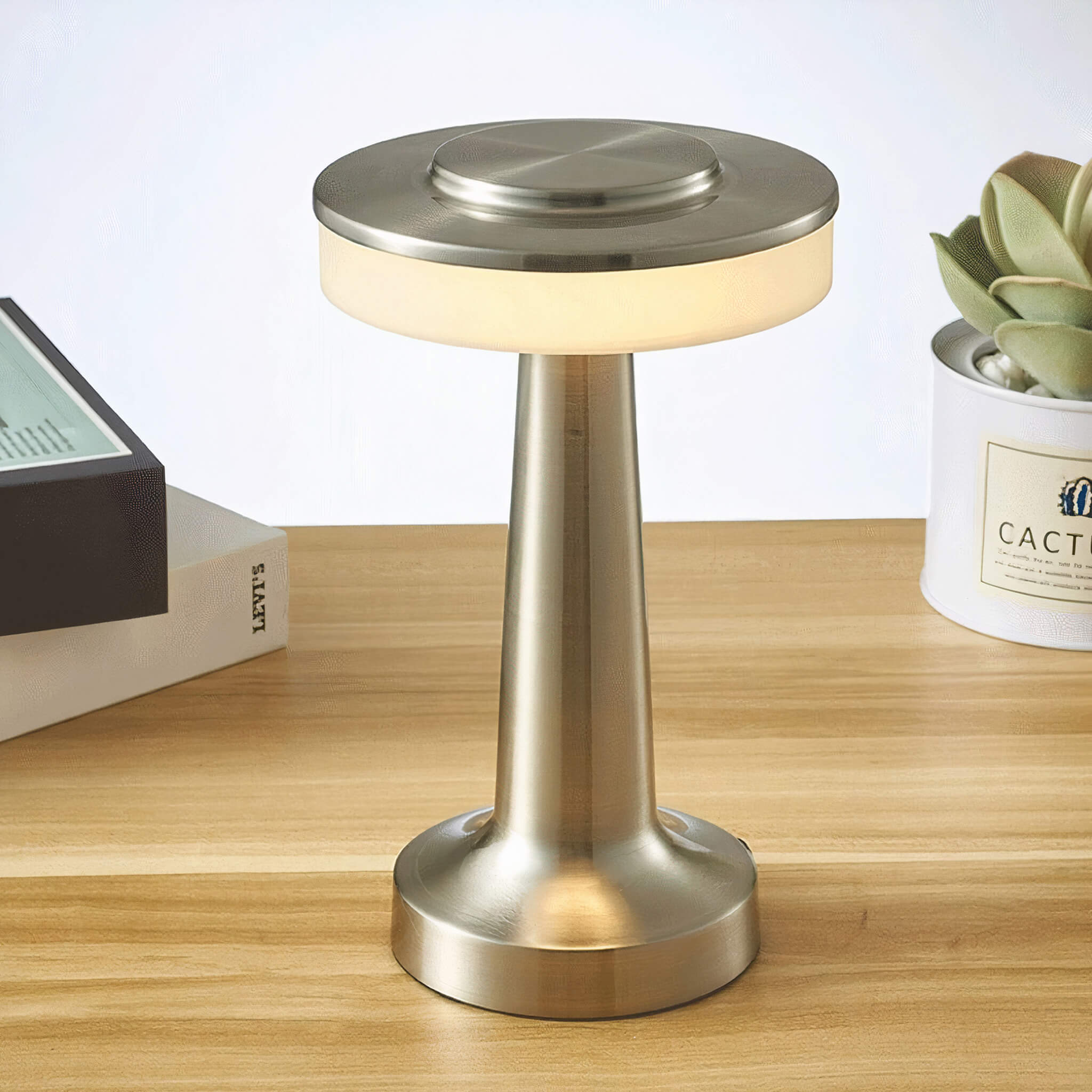 Affluent Table Lamp • Black • Rechargeable Battery • 2 Pack - Table Lamp - Haus of Interiors