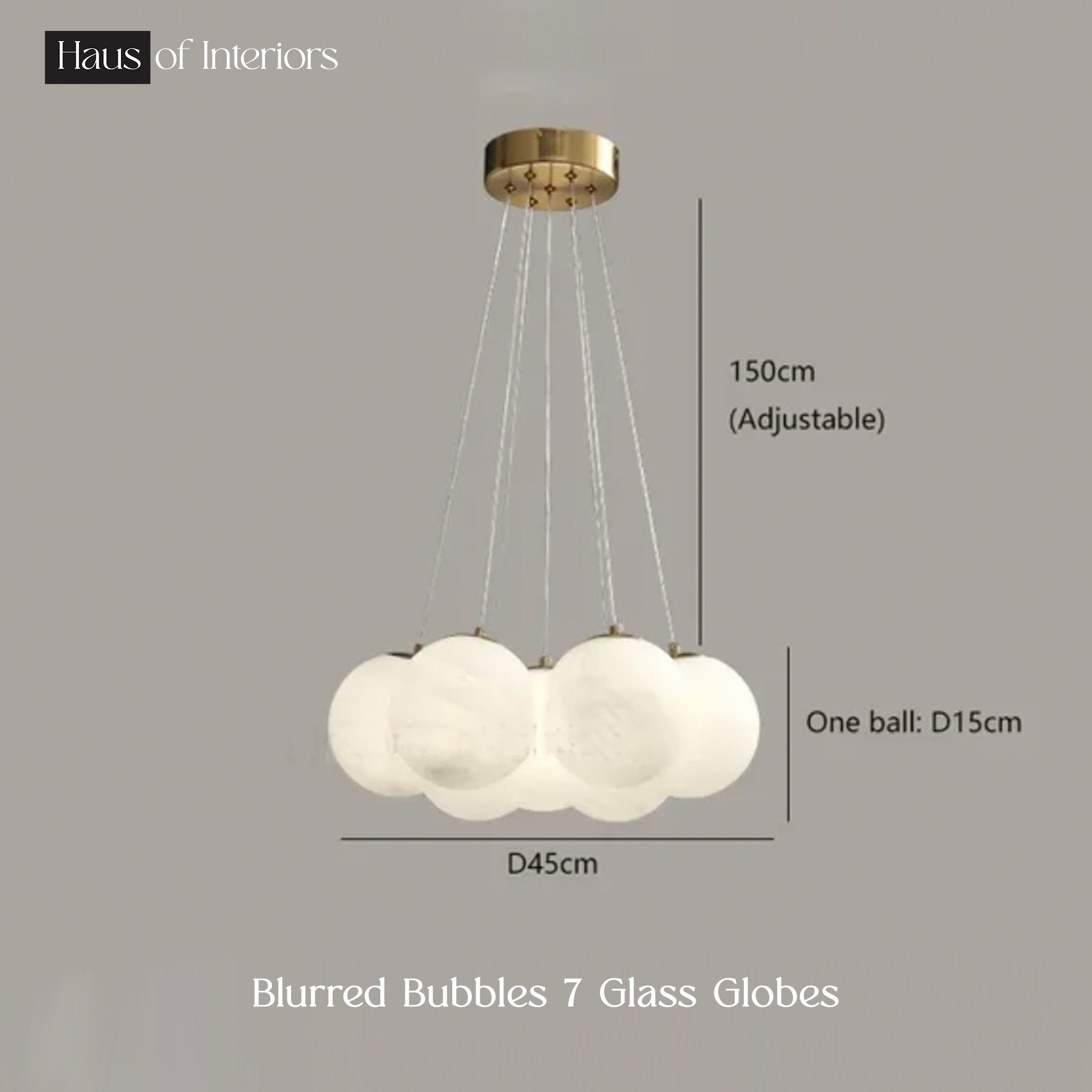 Blurred Bubbles • 13 Heads - Warehouse Sale - Haus of Interiors