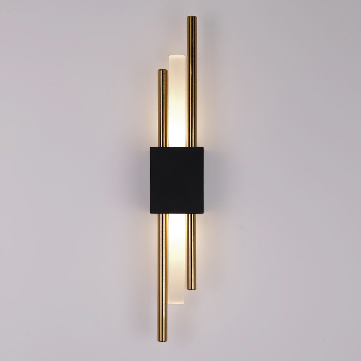 Glitch Wall Light • Black and Gold • Wall Wired • 2 - Pack - 0 - Haus of Interiors