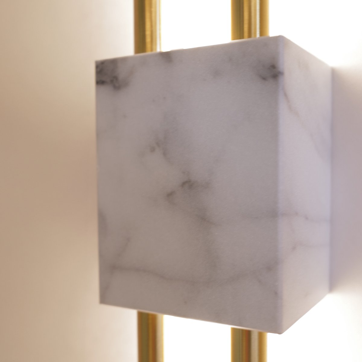 Glitch Wall Light • White Stone • Wall Wired • 2 - Pack - 0 - Haus of Interiors