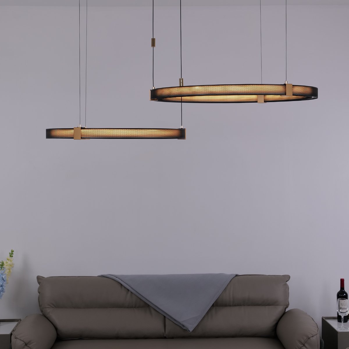 Matrix Rings • 1 Ring - Warehouse Sale - Ceiling Light - Haus of Interiors