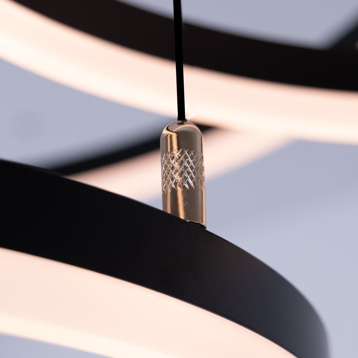 Nordic Ceiling Light Rings • Black - Chandelier - Haus of Interiors