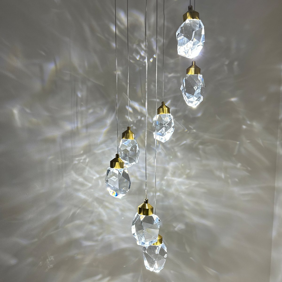 Nordic Crystal Chandelier - lighting - Haus of Interiors