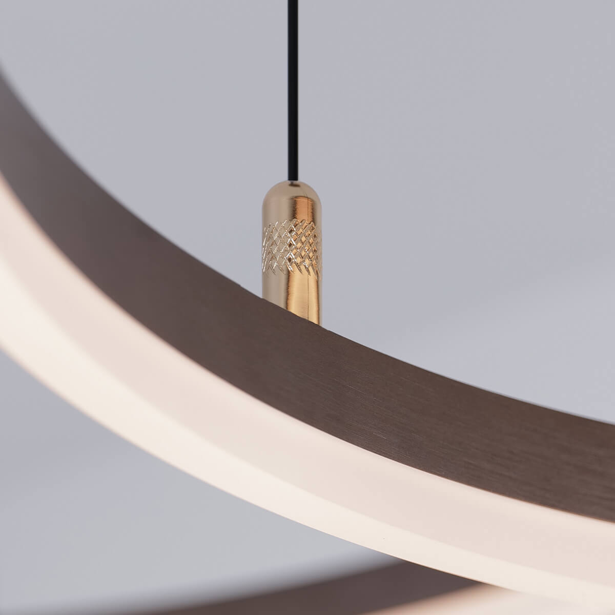 Nordic Rings Ceiling Lights • Brown - Chandelier - Haus of Interiors