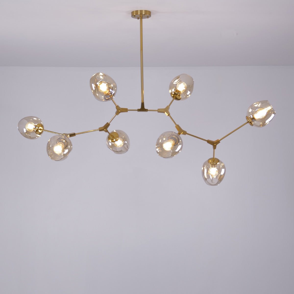 Retro Loft Ceiling Chandelier • Gold - Haus of Interiors